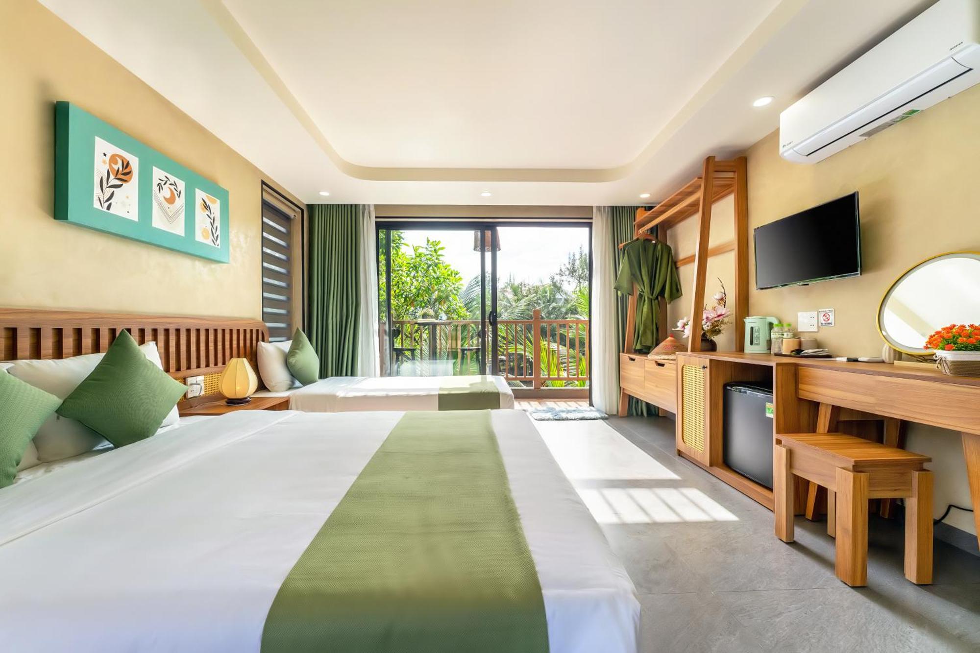 The Linh Seaside Villa Hoi An Bagian luar foto