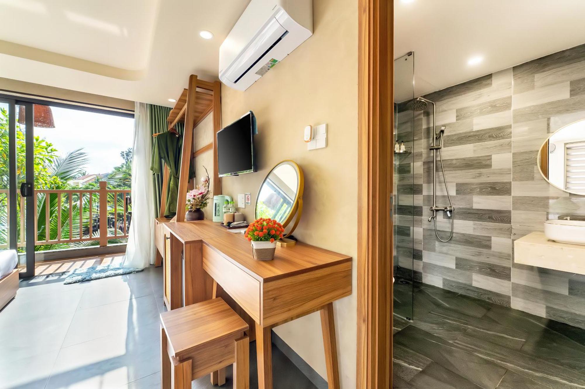 The Linh Seaside Villa Hoi An Bagian luar foto