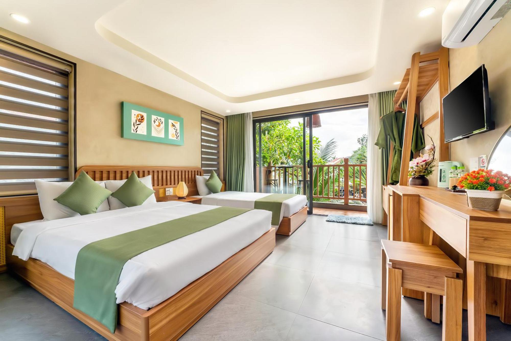 The Linh Seaside Villa Hoi An Bagian luar foto