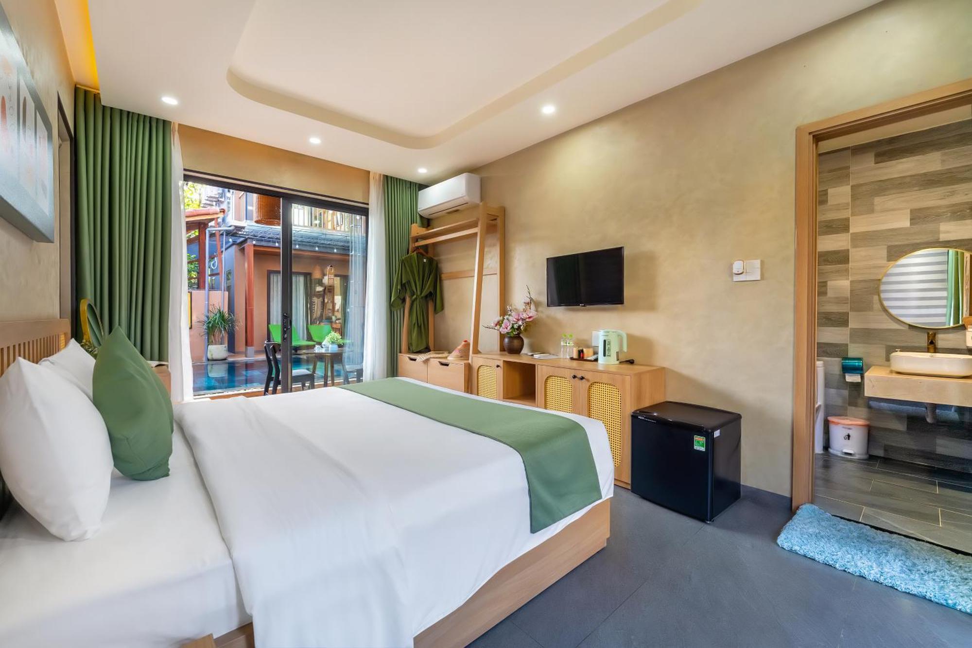 The Linh Seaside Villa Hoi An Bagian luar foto